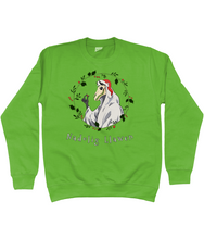 Load image into Gallery viewer, Mari Lwyd Nadolig Llawen - Crys Chwys
