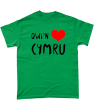 Load image into Gallery viewer, Dwi'n Caru Cymru - Crys-T