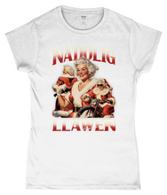 Load image into Gallery viewer, Nadolig Llawen a Blwyddyn Newydd Dda - Crys-T "fitted"
