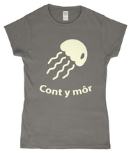 Load image into Gallery viewer, Cont y môr - Retro - Crys-T "Fitted"