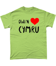 Load image into Gallery viewer, Dwi'n Caru Cymru - Crys-T
