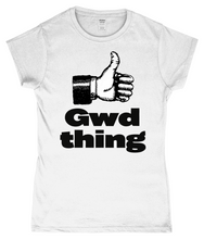 Load image into Gallery viewer, Gwd thing - Crys- T "fitted" i ferched