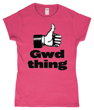 Load image into Gallery viewer, Gwd thing - Crys- T "fitted" i ferched