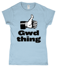 Load image into Gallery viewer, Gwd thing - Crys- T "fitted" i ferched