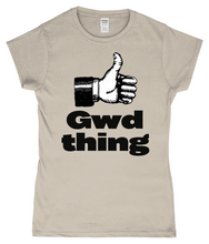 Load image into Gallery viewer, Gwd thing - Crys- T "fitted" i ferched