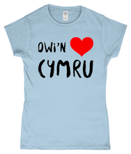Load image into Gallery viewer, Dwi'n Caru Cymru - Crys-T "fitted"