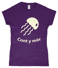 Load image into Gallery viewer, Cont y môr - Retro - Crys-T "Fitted"