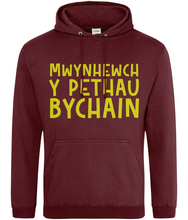 Load image into Gallery viewer, Mwynhewch y pethau bychain - Hwdi