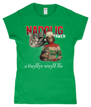 Load image into Gallery viewer, Nadolig Pawen - Cath - Crys-T "fitted"