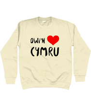 Load image into Gallery viewer, Dwi'n Caru Cymru - Crys chwys