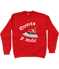 Load image into Gallery viewer, Gwir conts y môr - Crys chwys