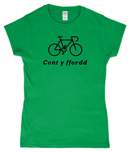 Load image into Gallery viewer, Cont y ffordd retro - Crys-T "fitted"