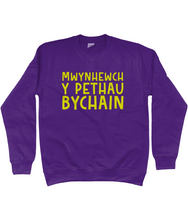 Load image into Gallery viewer, Mwynhewch y pethau bychain - Crys Chwys