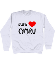Load image into Gallery viewer, Dwi'n Caru Cymru - Crys chwys