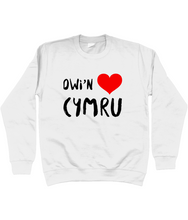 Load image into Gallery viewer, Dwi'n Caru Cymru - Crys chwys