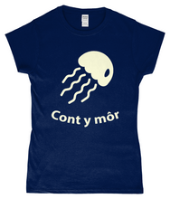 Load image into Gallery viewer, Cont y môr - Retro - Crys-T "Fitted"