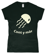 Load image into Gallery viewer, Cont y môr - Retro - Crys-T "Fitted"