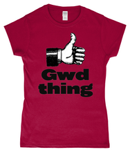 Load image into Gallery viewer, Gwd thing - Crys- T "fitted" i ferched