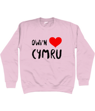 Load image into Gallery viewer, Dwi'n Caru Cymru - Crys chwys