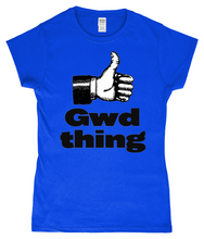 Load image into Gallery viewer, Gwd thing - Crys- T "fitted" i ferched