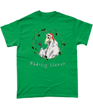 Load image into Gallery viewer, Mari Lwyd Nadolig Llawen - Crys-T