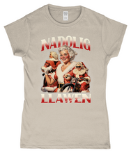 Load image into Gallery viewer, Nadolig Llawen a Blwyddyn Newydd Dda - Crys-T "fitted"