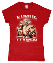 Load image into Gallery viewer, Nadolig Llawen a Blwyddyn Newydd Dda - Crys-T "fitted"