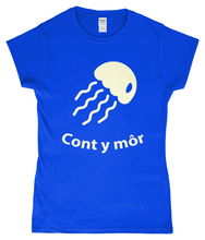 Load image into Gallery viewer, Cont y môr - Retro - Crys-T "Fitted"