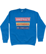 Load image into Gallery viewer, Annibyniaeth Independencia - Crys chwys
