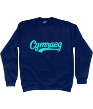 Load image into Gallery viewer, Cymraeg - Glas - Crys chwys