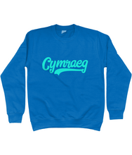 Load image into Gallery viewer, Cymraeg - Glas - Crys chwys