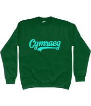 Load image into Gallery viewer, Cymraeg - Glas - Crys chwys